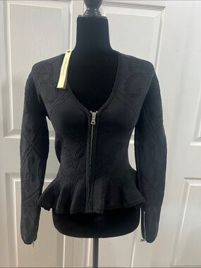 New Jonathan Simkhai Peplum Textured Top